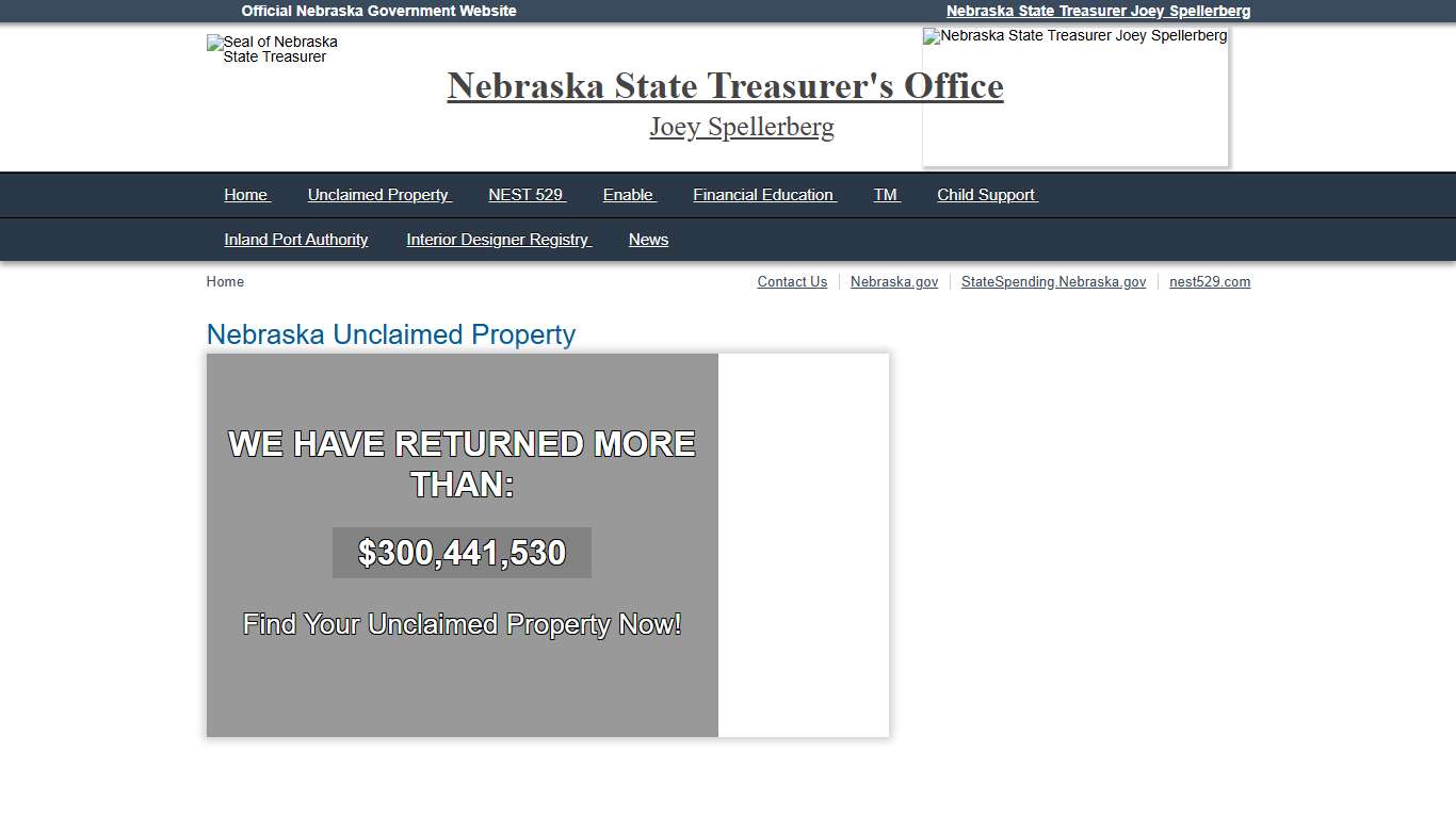 nsto | Nebraska State Treasurer Joey Spellerberg